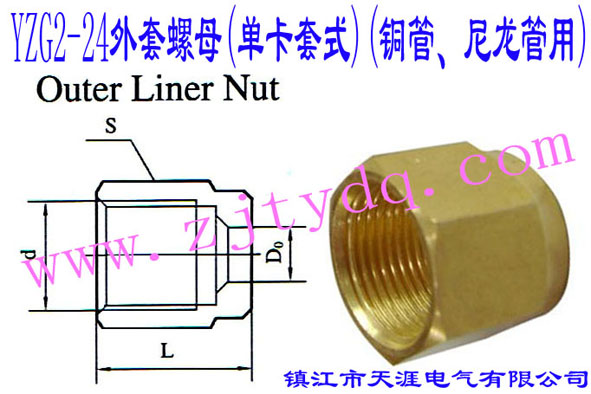 YZG2-24ĸ(οʽ)(~)Outer Liner Nut