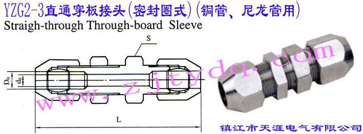 YZG2-3ֱͨ^(ܷȦʽ)(~)Straight-through Through-board Sleeve